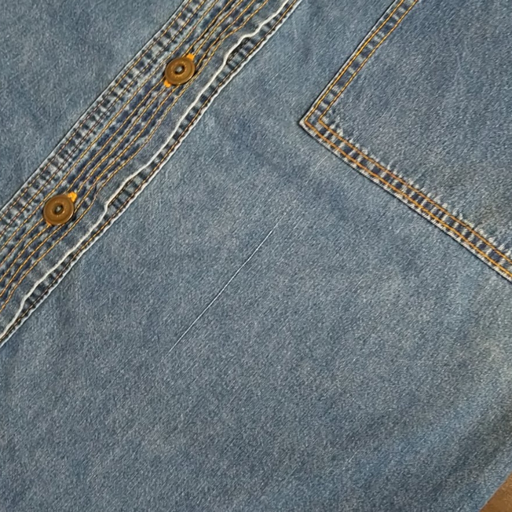 Vintage Orvis Jean Button Up Long Dress - Picture 12 of 12